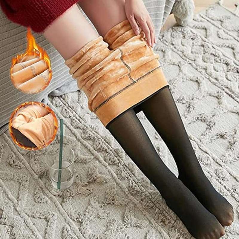 Popust Nove Zimske Žene Prozirne Hulahopke Od Vunene Čarape, Hlače Zimske  Čarape Runo Na Obloge, Termo Čarape, Hlače Tajice Lažni Hulahopke ~ Donje  rublje
