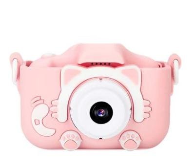 Fotocamera per bambini rosa + cover Panda - Fotoluce