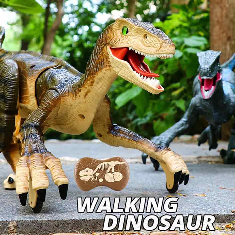 Rc robô dinossauro brinquedos jurássico mundo velociraptor tyrannosaurus rc  animais brinquedos para meninos de controle remoto